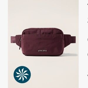 Athleta All About Large Crossbody Belt Bag - Spiced Cabernet